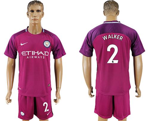 Manchester City #2 Walker Away Soccer Club Jersey - Click Image to Close